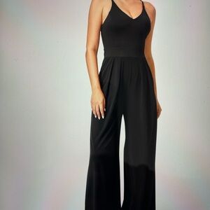 HILARA BLACK JUMPSUIT NWT